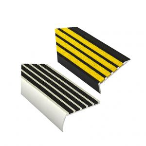 Aluminium Stair Nosing With Carborundum Infill 