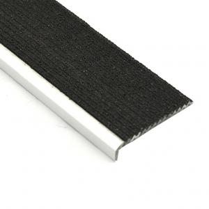 Anti Slip Stair Nosing With Black Carborundum Infill 