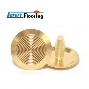 Brass Tactile Indicator Studs - Hollow Back - With Plug