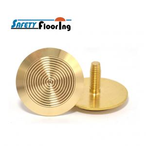 Brass Tactile Indicator Studs - Screw Sterm