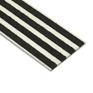  Flat Stair Nosing With Black Carborundum Infill SF503-4CB