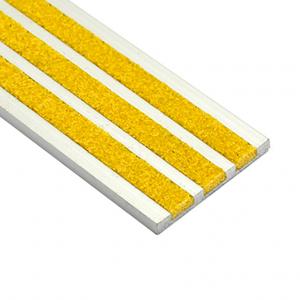  Flat Stair Nosing With Yellow Carborundum Infill SF505-3CY