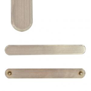  Hollow Back Coating Yellow Stainless Steel Directional Tactile Indicator Bar - SF521