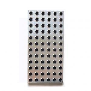 Integrated Tactile Indicator Plate Stainless Steel - Black Carb / 300x600mm