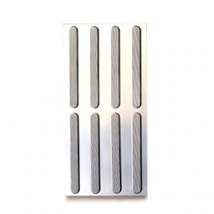 Integrated Tactile Indicator Plate Stainless Steel - Directional Bar / 300x600mm
