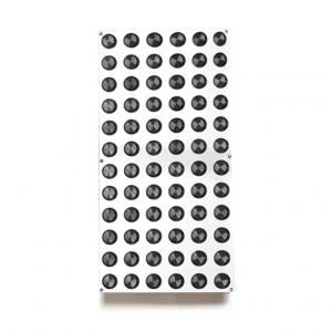  Integrated Tactile Indicator Plate Stainless Steel - PVD Black Tactile Studs / 300x600mm