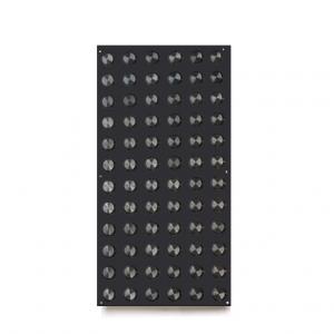 Integrated Tactile Indicator Plate Stainless Steel - PVD Black Tactile Studs / 300x600mm
