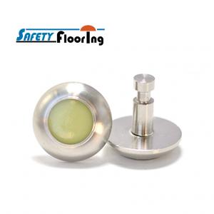 Stainless Steel Tactile Indicator With Phosphors Insert Domes 