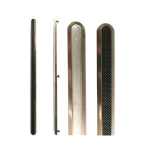 Stainless Steel Tactile Tiles Indicator Bar With PU Insert