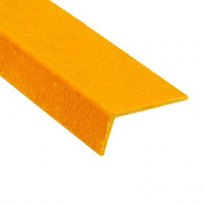 Glass Reinforced Plastics(GRP) With Yellow Grit Coated Stair Nosing 