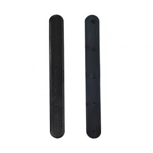 Tactile Indicator Strip - Polyurethane - 3M Adhesive Flat Back / Black