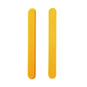Tactile Indicator Strip - Polyurethane - 3M Adhesive Flat Back / Yellow