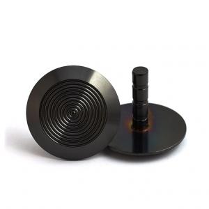 Tactile Indicator Studs - PVD Black Stainless Steel / Solid Tactiles With 25mm Long Stem
