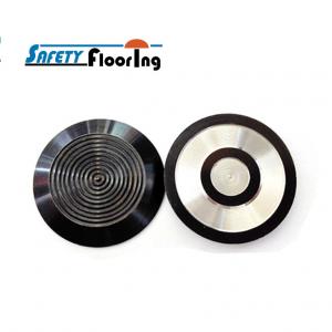 Tactile Indicator Studs - PVD Black Stainless Steel TGSI / Flat Back    