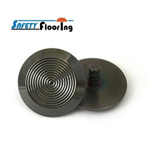 Tactile Indicator Studs - PVD Black Stainless Steel TGSI / Mirror finish