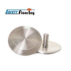 Tactile Indicator Studs - Solid Stainless Steel Tactiles / 16 concentric circles