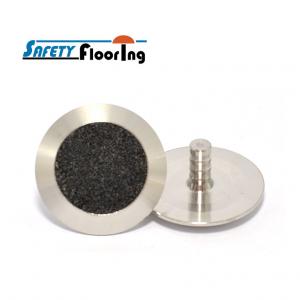 Tactile Indicator Studs - Stainless Steel / Black Carb Insert   