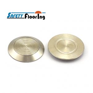 Tactile Indicator Studs - Stainless Steel  Flat Back - Surface 1 step   