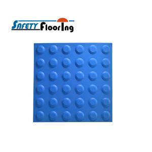 Tactile Paving - Blue Polyurethane Tactile Indicator Mat 300×300mm - Hazard