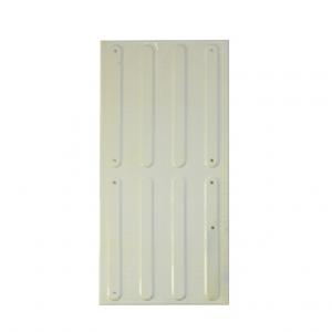 Tactile Paving - White Polyurethane Tactile Indicator Mat 600×300mm - Directional