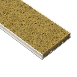 Thickening Type Stair Nosing With Brown Carborundum Infill 