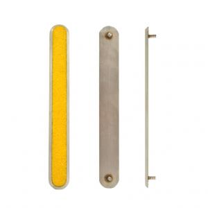 Yellow Carborundum Insert Stainless Steel Tactile Bar - SF503Y